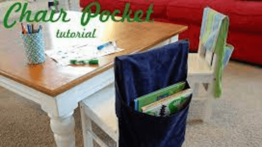 How to make chair pockets for classroom