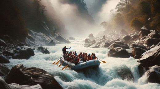 white water rafting In Nepal