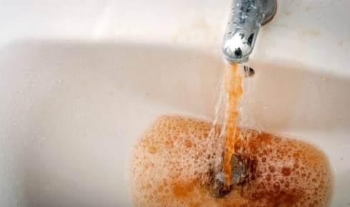discolored water